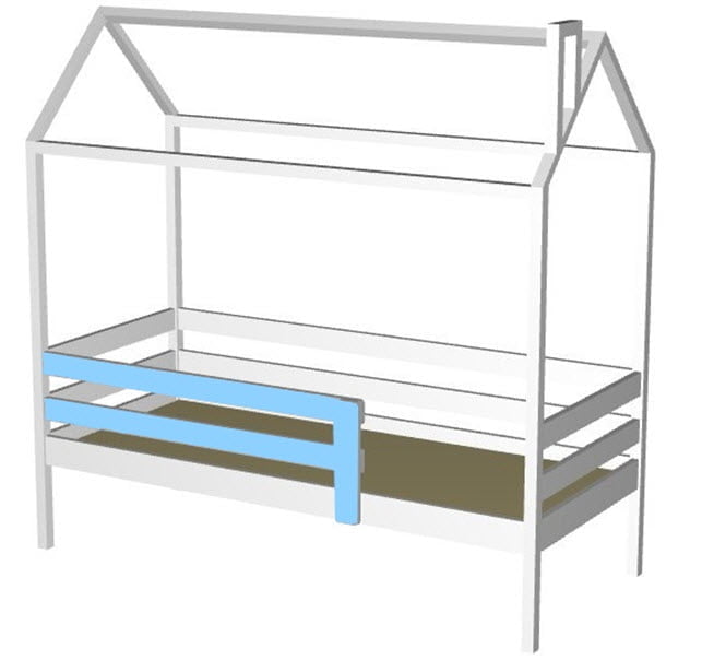 Кровать-домик RooRoom кд-33Р Розовый_1