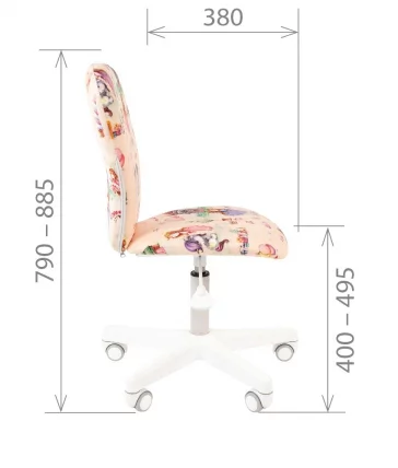 Детское кресло CHAIRMAN KIDS 105 Принцессы_4