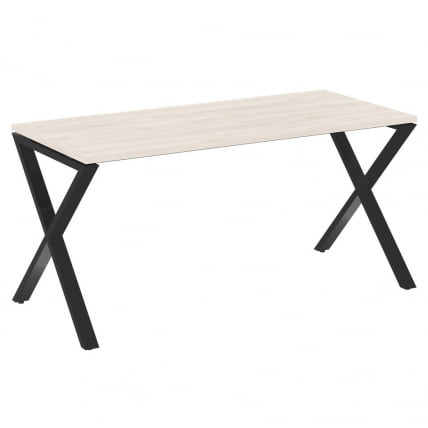 Стол рабочий LOFT VR.L-SRX-4.7 Металл черный Денвер светлый_0