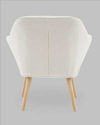 Кресло Вэйл тэдди белый_4