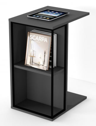 Стол приставной City графит_0