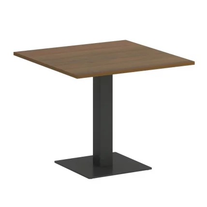 Стол журнальный квадратный HOME OFFICE VR.SP-5-90.2 Орех Гварнери/Антрацит металл_0