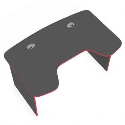 Игровой компьютерный стол SKILLL STG 1385.1 антрацит/красный_2