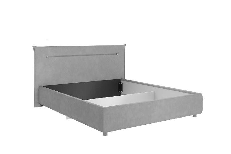 Кровать 1.6 Альба с подъем. механизмом ZP.KM1.6-15 сосна (велюр)_2