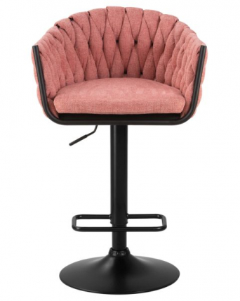 Стул барный DOBRIN LEON (розовая ткань (LAR 275-10)) 2 шт_7