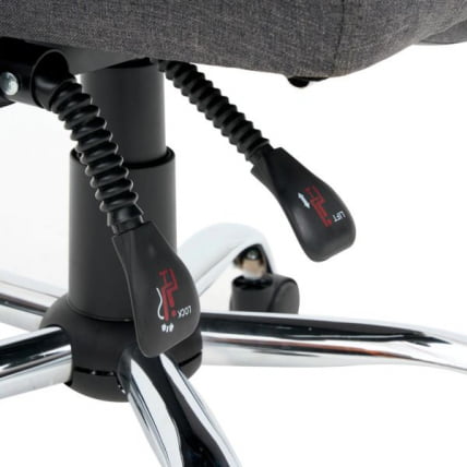 Кресло офисное с функцией вибромассажа CROMEX (КРОМЕКС) Chill MS-005 ткань серое_11