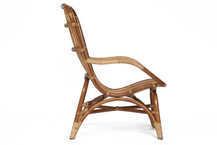 Кресло Secret De Maison Andersen (mod. 01 5085/1-1) натуральный ротанг, 67х98х81см, светлый мед/матовый_2