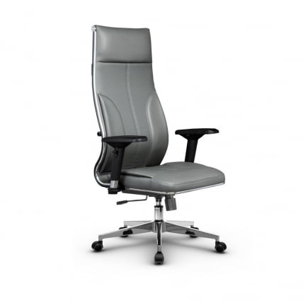 Кресло руководителя Metta L 1m 46/4D Комплект 3 Серое_0