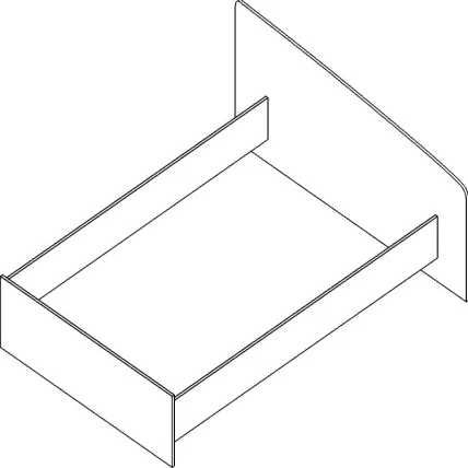 Кровать Проспект Гм.КРО-15 дуб_0