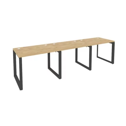 Рабочая станция на О-образном м/к ONIX O.MO-RS-3.1.7 Тиквуд Светлый/Антрацит_0