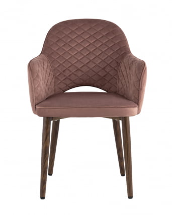 Стул Венера NEW диамант велюр Пыльно-розовый_2