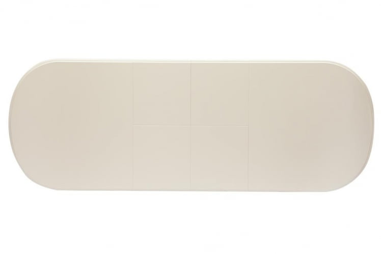 Стол раскладной Siena ( SA-T6EX2L ) дерево гевея/мдф, 150+35+35х80х75см, ivory white (слоновая кость 2-5)_4