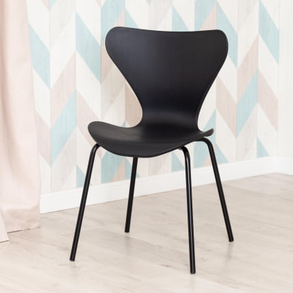 Стул Jacobsen (mod DC 102) пластик/металл, 50 х 46 х 82 см , черный 3010/черный_9