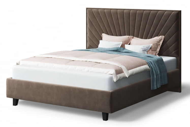 Кровать Леона, 2000 x 1400 мм, коричневый_0