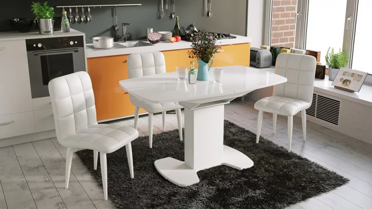 Стул Франк ДП 2-17 Белый матовый Кожзам белый_1