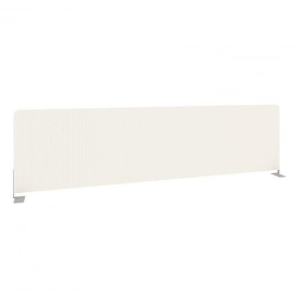 Экран тканевый боковой L1475мм Metal System Б.ТЭКР-147 Белый/Серый_0