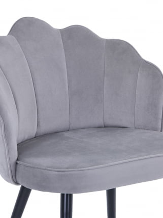 Стул Камилла велюр Серый_6