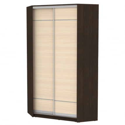 Шкаф-купе Белла(H10)2200х1153х1153(Венге-ДМ-D7D7)_0