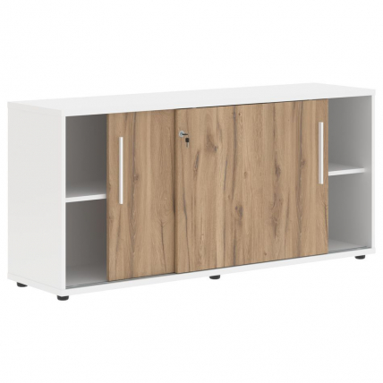 Шкаф с дверьми-купе EDIS ELC 1643 Дуб Денвер светлый Белый Белый_1