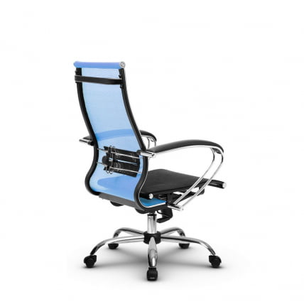 Кресло офисное МЕТТА B 2m 9/K131, Основание 17833 Комплект 2 Васильковое Черное_2