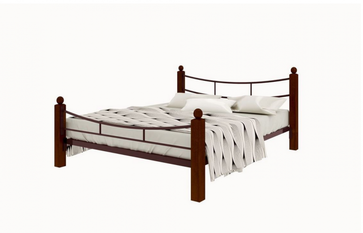 Кровать София Lux plus 1200х1900 Коричневая_0