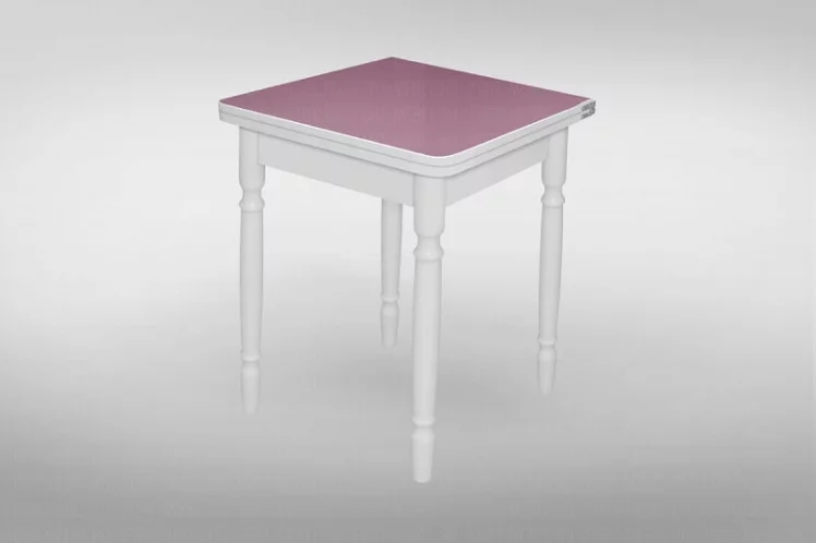 Стол обеденный Ломберный ЛДСП Ноги белые ЛДСП дуб выбеленный_1