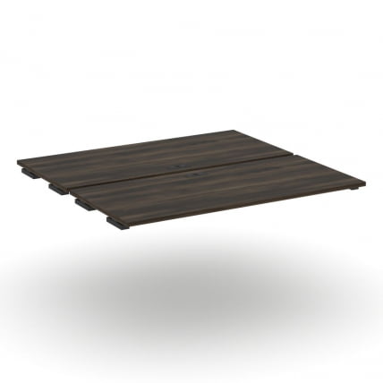 Двойной стол-приставка к двум опорным тумбам/шкафам CONCEPT CN.DSPR-008 Дуб Мали Черный_0