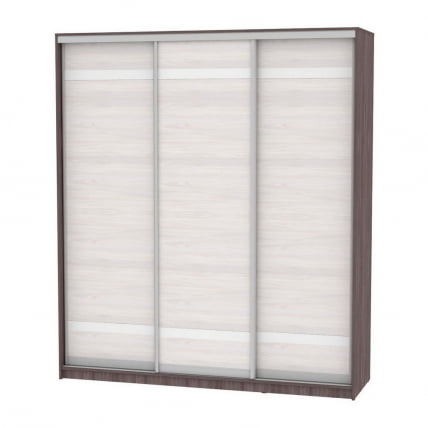 Шкаф-купе B-230х200х60-3(ЯАТ-ЯАС-D9D9D9)_0