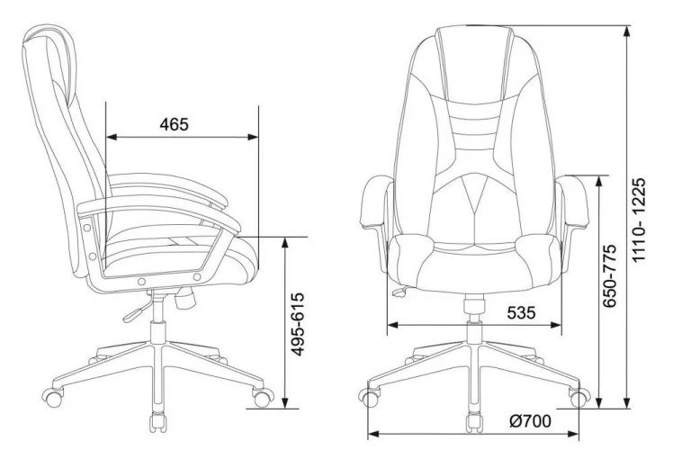 Кресло игровое Zombie 8 Blue_6