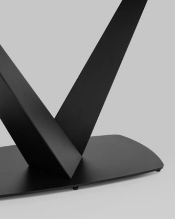 Стол обеденный Аврора 180*90 керамика Черная_6