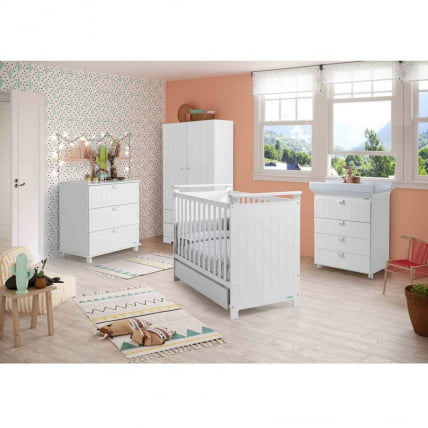 Комод пеленальный Micuna Occitane B-1866 White Grey Stars_1