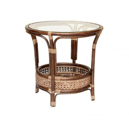 Стол круглый Пеланги Pelangi 02/15-2 молочный шоколад_0