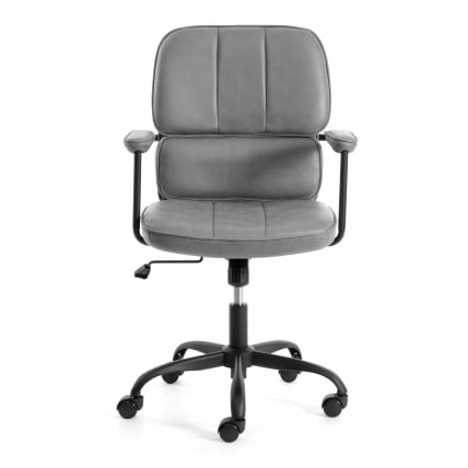 Кресло ALPHA иск. замша, Grey (Cерый)_4