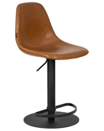 Стул барный DOBRIN ROME (коричневый винтажный PU (MS09)) 2 шт_2