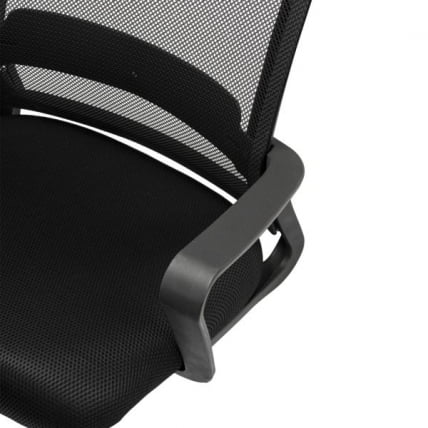 Кресло CROMEX (КРОМЕКС) Debut CH-697 ХРОМ сетка/ткань TW черное_10