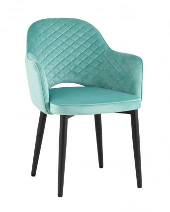 Стул Венера диамант велюр Мятный_0