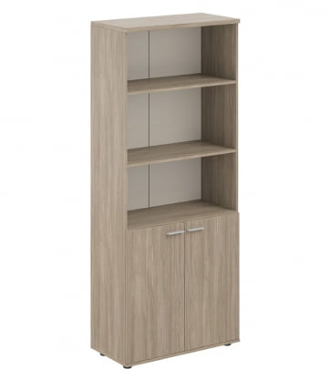 Шкаф высокий полуоткрытый Sigma SG.831.OD.OD Дуб темный_0