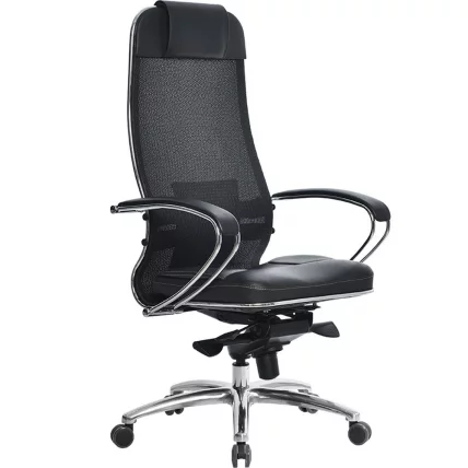 Кресло руководителя Samurai SL-1.04 Черный Плюс_0