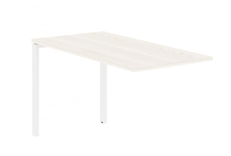 Брифинг-приставка EDIS EUB 1367 Ясень Траун Белый_0