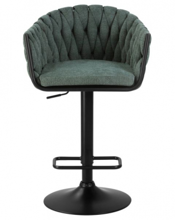 Стул барный DOBRIN LEON (зеленая ткань (LAR 275-23)) 2 шт_5