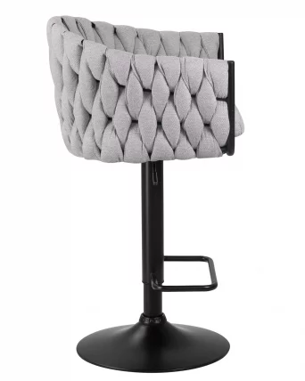 Стул барный DOBRIN LEON Серая ткань LAR 275-17_2