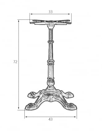 Подстолье обеденное DOBRIN LEONE_1