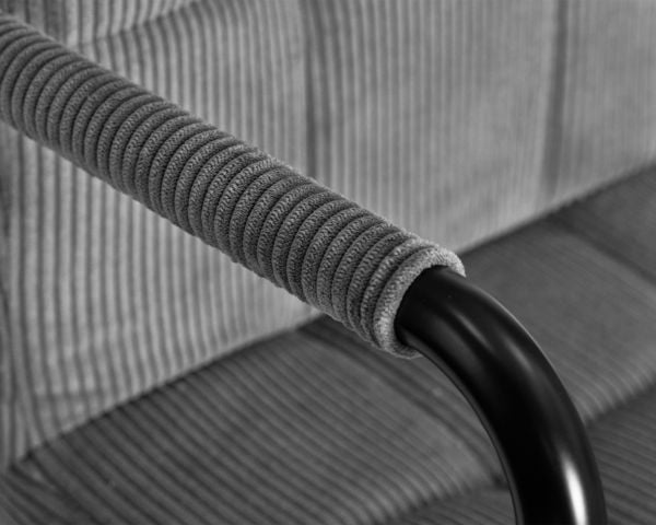 Стул барный DOBRIN KRUGER ARM BLACK (серый вельвет (LAR-E2041-25)) 2 шт_8