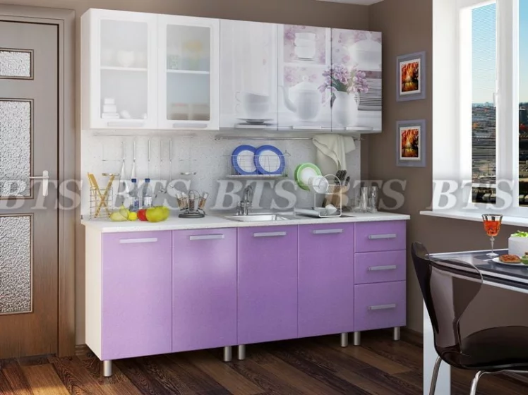 Кухня 2,0 м Люкс Акварель_0