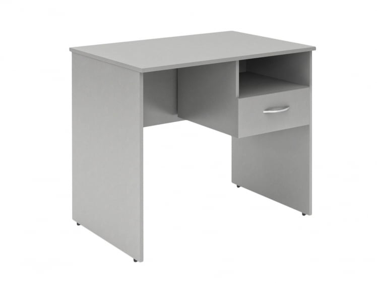 Стол письменный (S-900) R с правой подвесной тумбой Белый_0