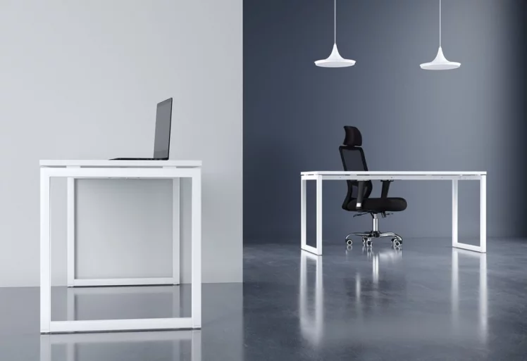 Стол руководителя XTEN-Q XQET 189 Белый Антрацит_1