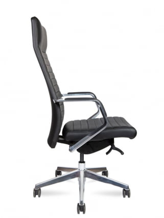 Кресло руководителя СИЕНА M кожа Черный_2