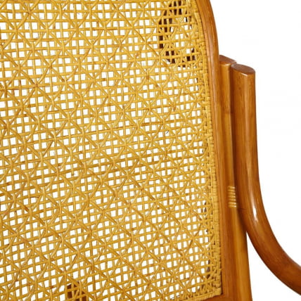 Кресло-качалка MILANO (разборная) / без подушки / ротанг top quality, 58x136x103 см, Cognac (коньяк)_14