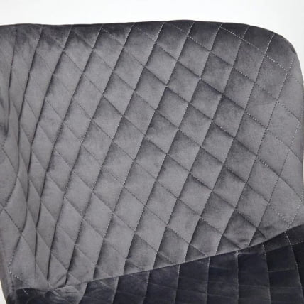 Стул QUINCY (mod. 8272) / 1 шт. в упаковке металл/ткань, 49х53х84,5 см, серый (G-062-40)/черный_5