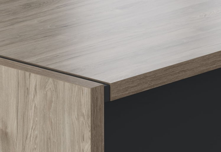 Стол руководителя MORRIS TREND MST 169 Сосна Нордик Антрацит_1